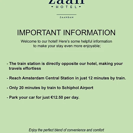 Zaan Amsterdam - 호텔 잔담